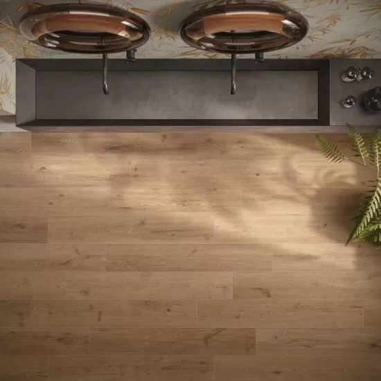 Gres-Porcellanato-Effetto-Legno-Marrone-al-Tatto-Materico-20x120-CRC017-3-2