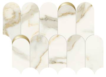 Calacatta oro fino arco oro tessere