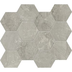 Hexagon Grey Marble