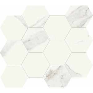 Hexagon Statuario